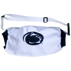 white thermal hand muffler with Penn State Athletic Logo
